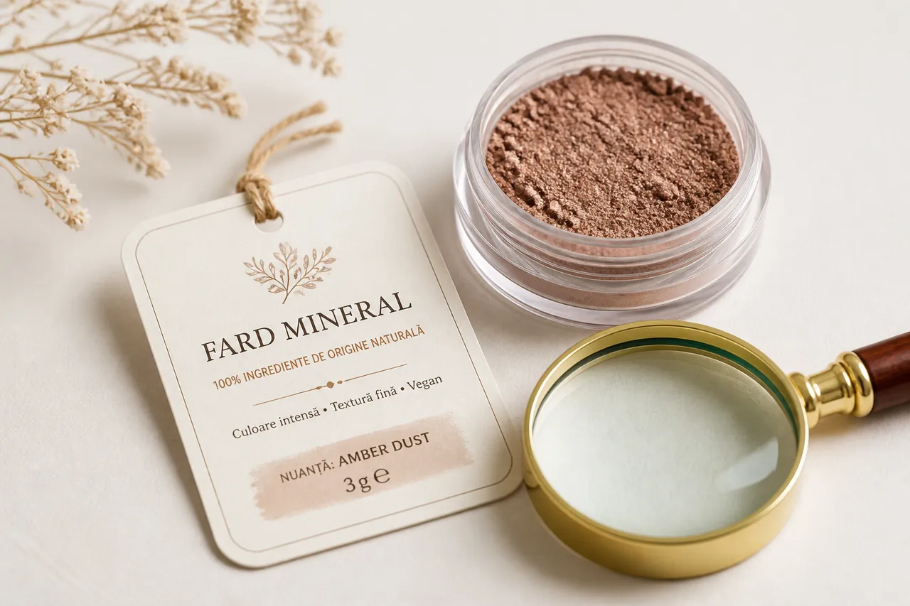 cum verifici ingredientele fardului mineral pentru ten acneic