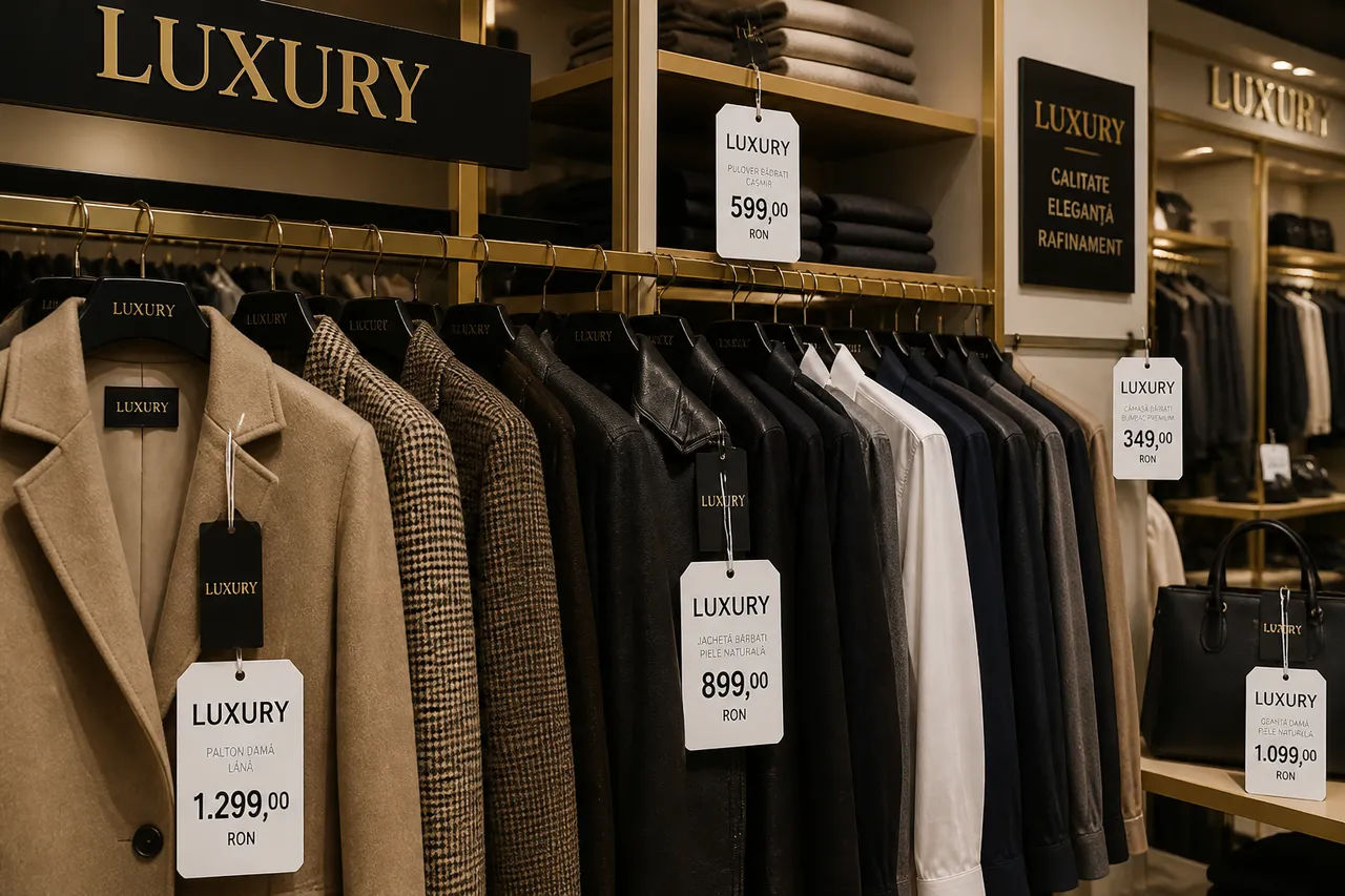 haine luxury Romania etichete premium