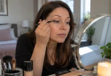 Eyelinerul pe pleoape căzute rămâne impecabil cu trasarea potrivită Eyelinerul pe pleoape căzute rămâne impecabil cu trasarea potrivită