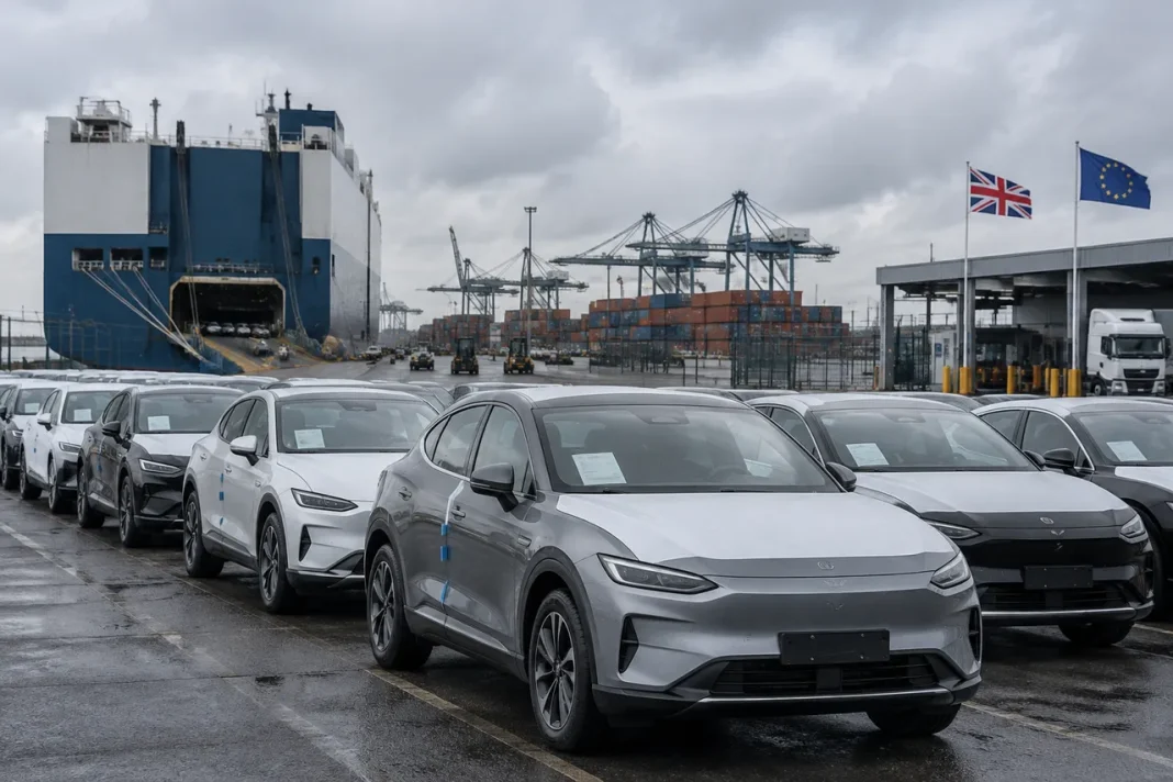 Marea Britanie analizează taxe vamale pentru mașinile electrice din China